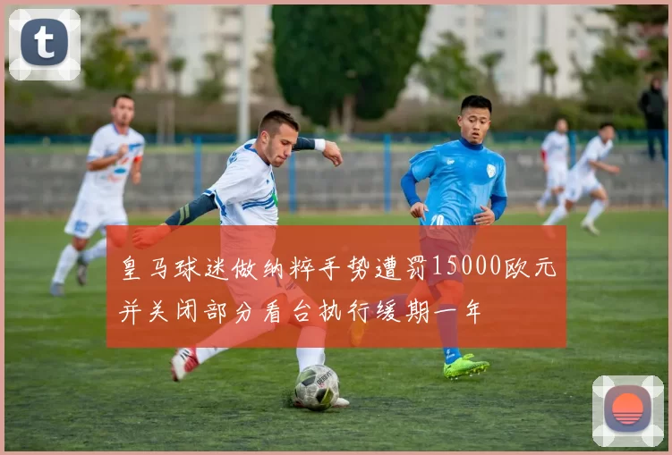皇马球迷做纳粹手势遭罚15000欧元并关闭部分看台执行缓期一年